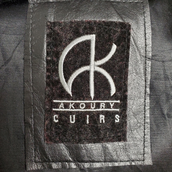 Akoury Leather Jacket - Picture 7 of 8
